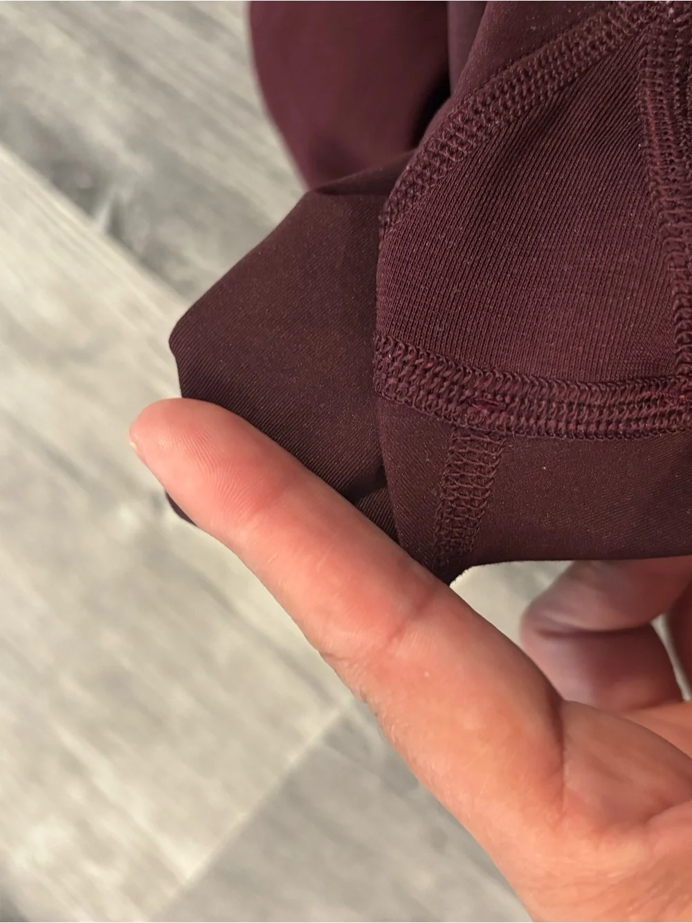 Lululemon High-Waist burgundy Active Leggings size 10